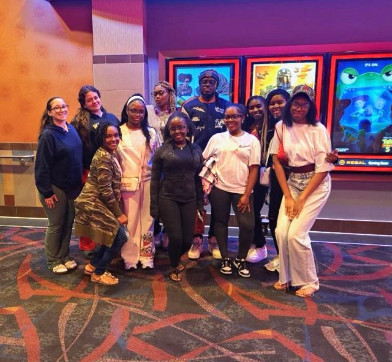 Youth Ministry members gathered for fellowship at New Life Worship Center.